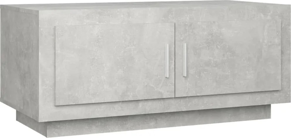 vidaXL betonszürke szerelt fa dohányzóasztal 102x 50 x 45 cm