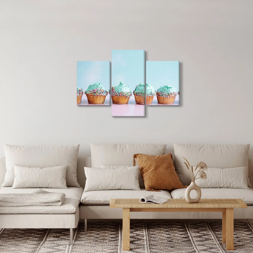 Cupcakes képe (90x60 cm)