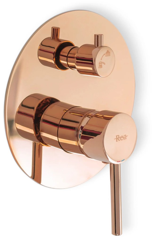Zuhanyszett rejtett Rea Lungo rose gold + box