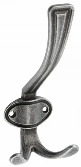 Fogas fém, CORUNA-D, kalaptartós, antik ezüst