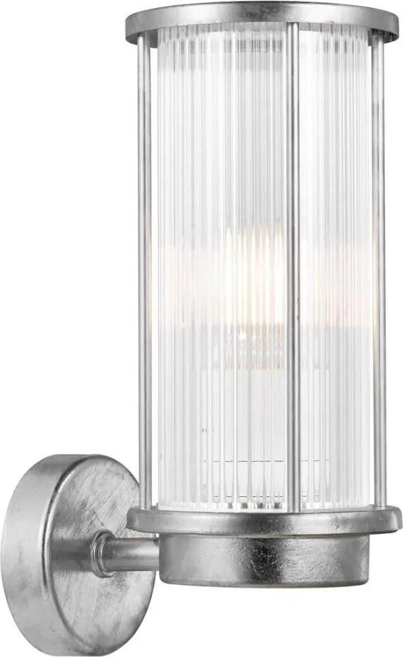 NORDLUX 2218281031 LINTON Modern Kültéri Fali Lámpa Ezüst Horganyzott E27 IP54