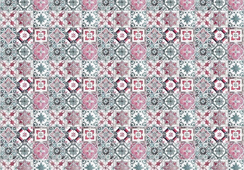 Fotótapéta Geometrikus vinil csempe absztrakt minta 312x219 +ragasztó