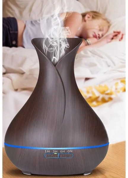 LED RGB légnedvesítő és ionizátor 400 ml