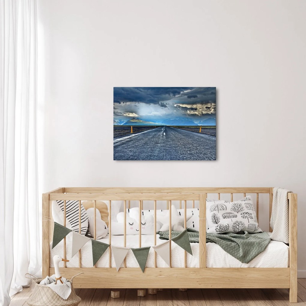 Kép egy viharról az úton (70x50 cm)