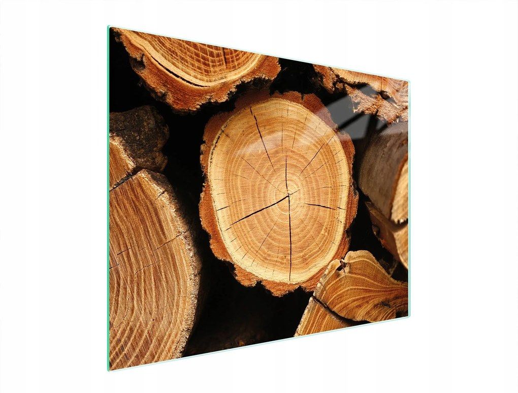 Üveg Vágódeszka 52x40 Fa Edzett Üveg