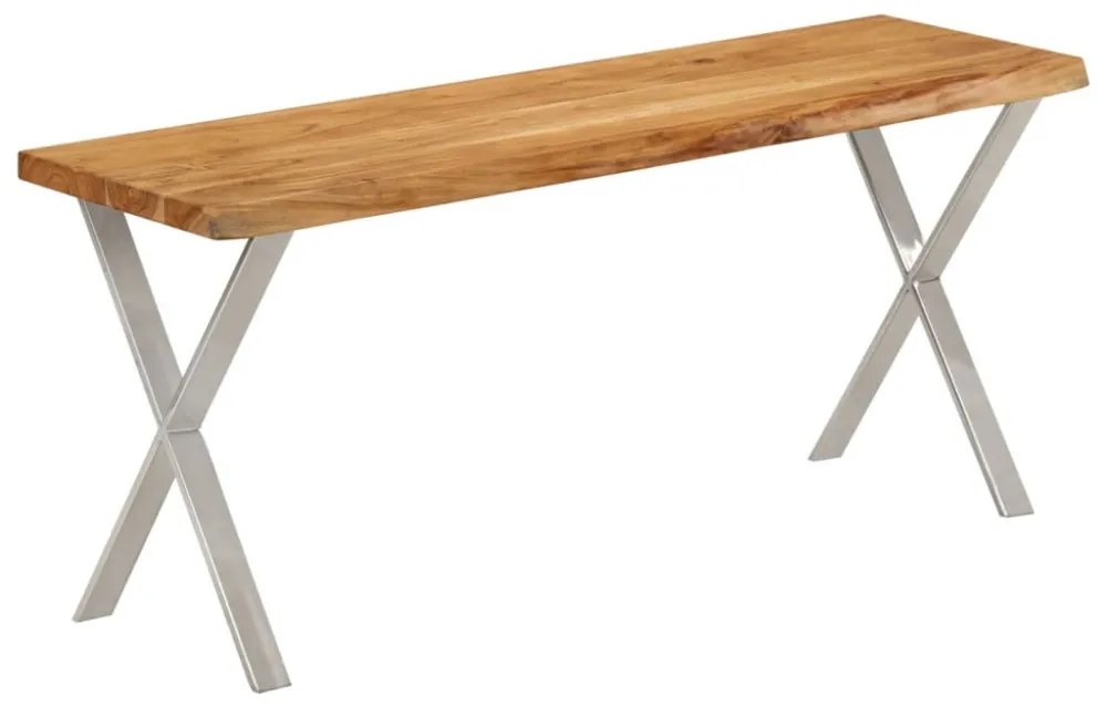 tömör akácfa pad természetes éllel 105 cm