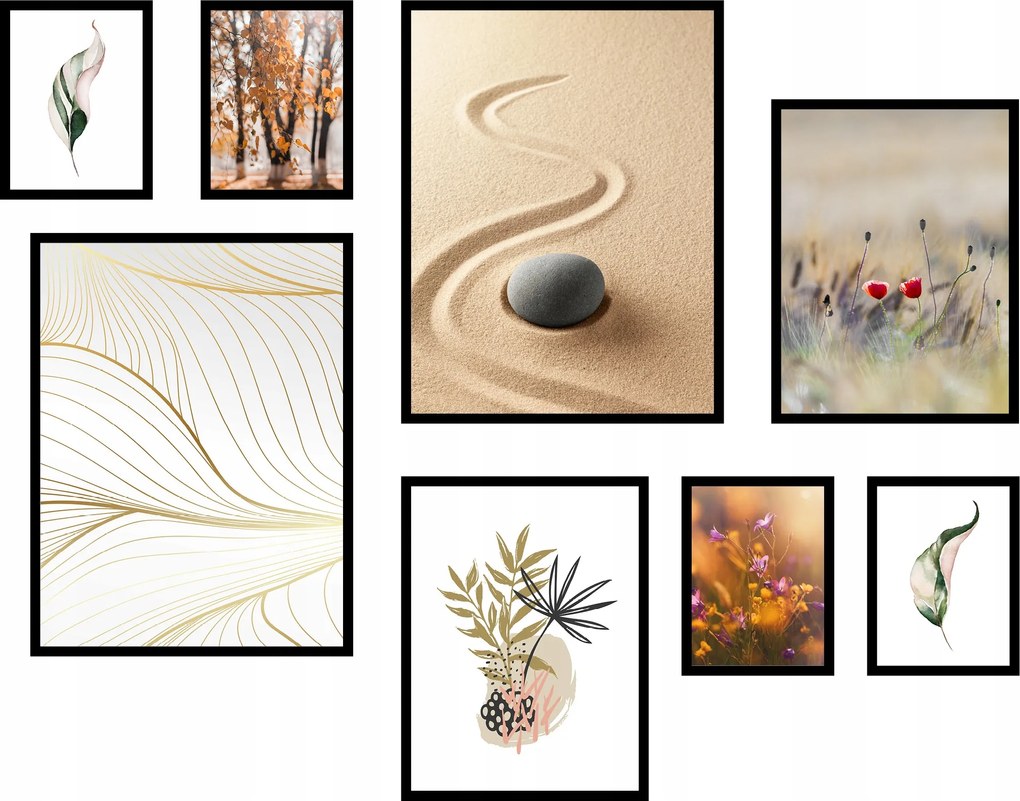 Szett 8db-os poszter szett lakásba