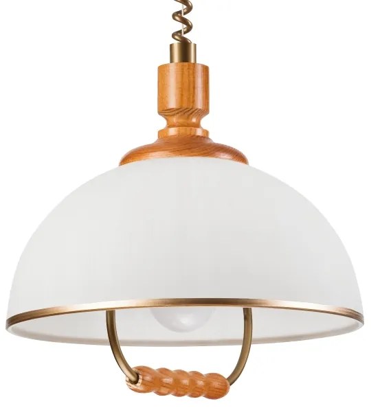 RAMONA kihúzható lámpa 1xE27/60W/230V bézs/barna