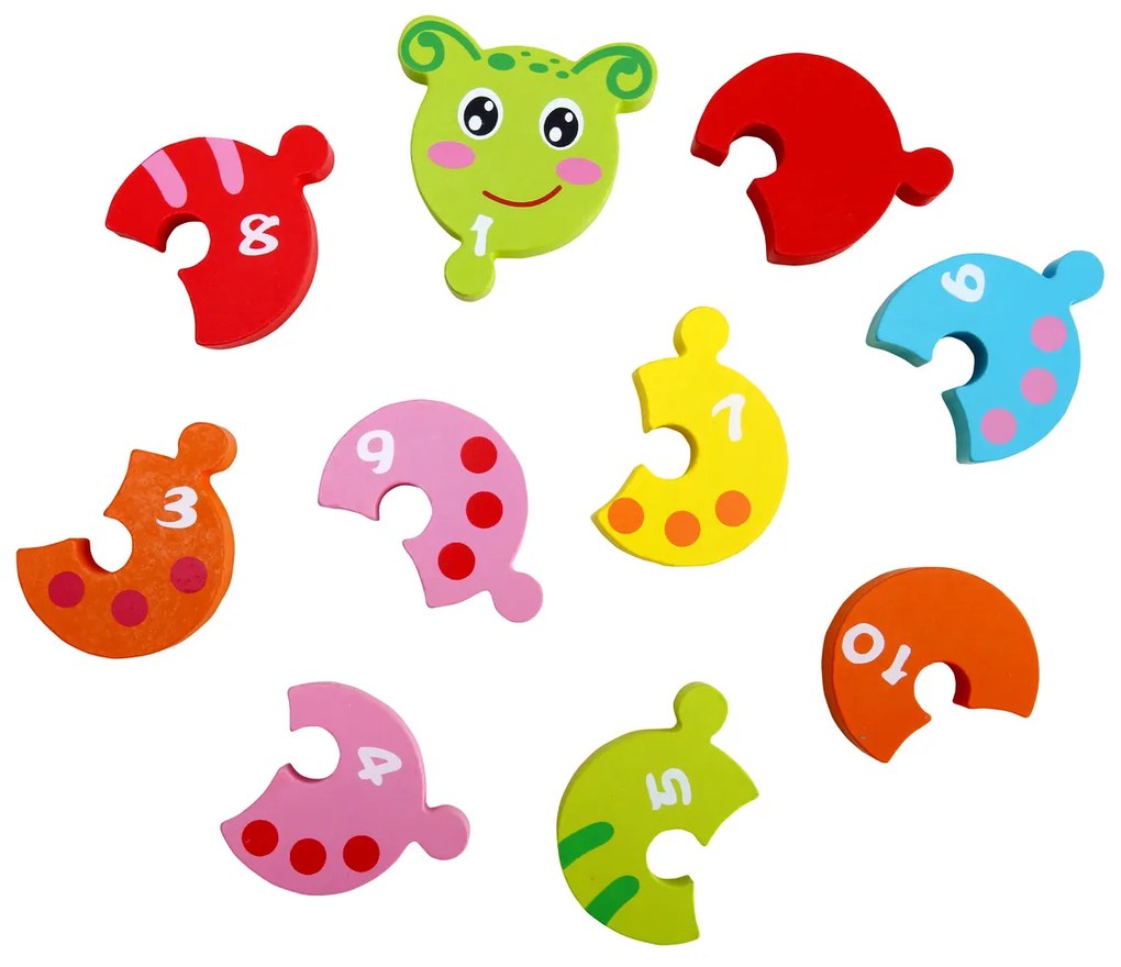 Bino Puzzle számokkal - földigiliszta