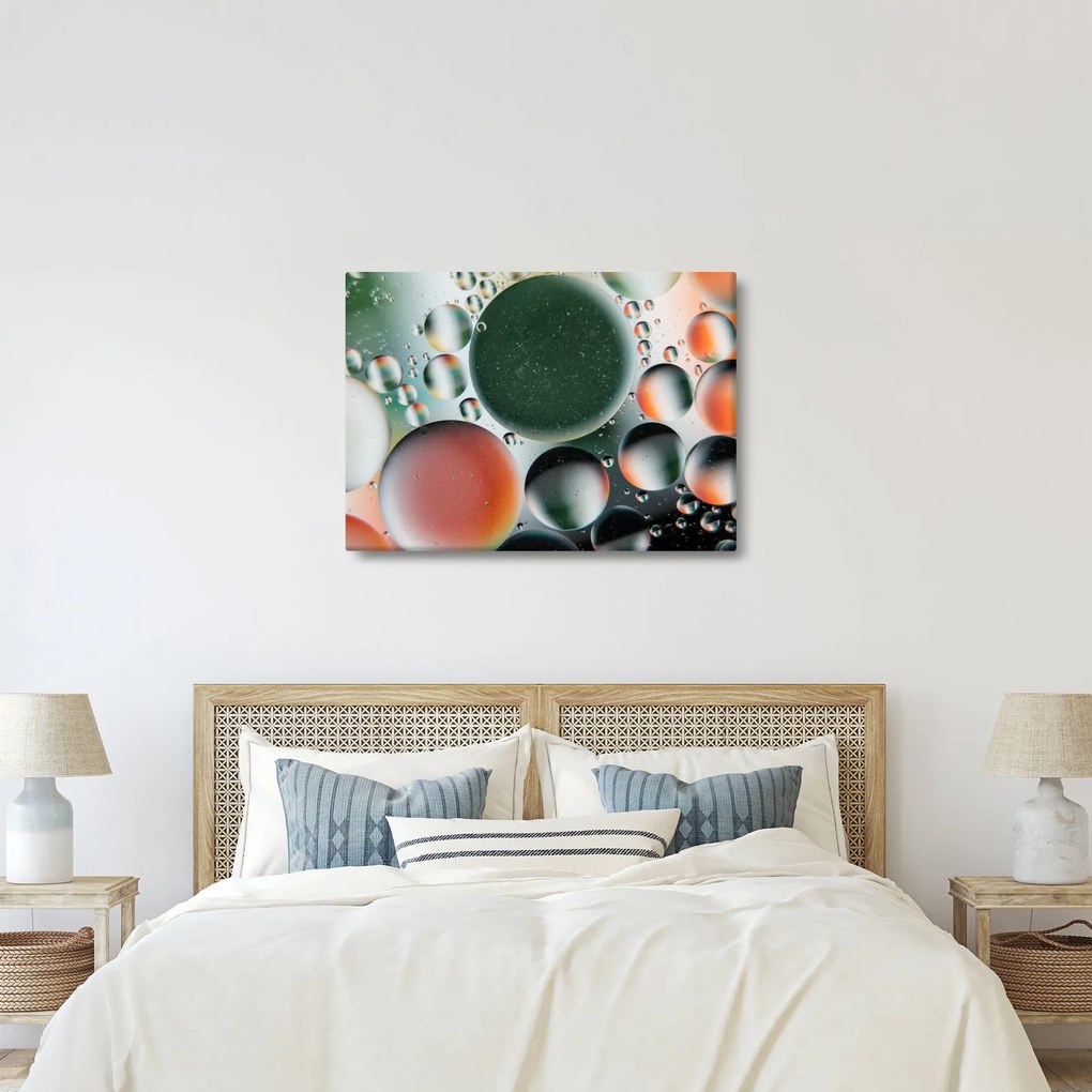 Absztrakt kép - buborékok (70x50 cm)