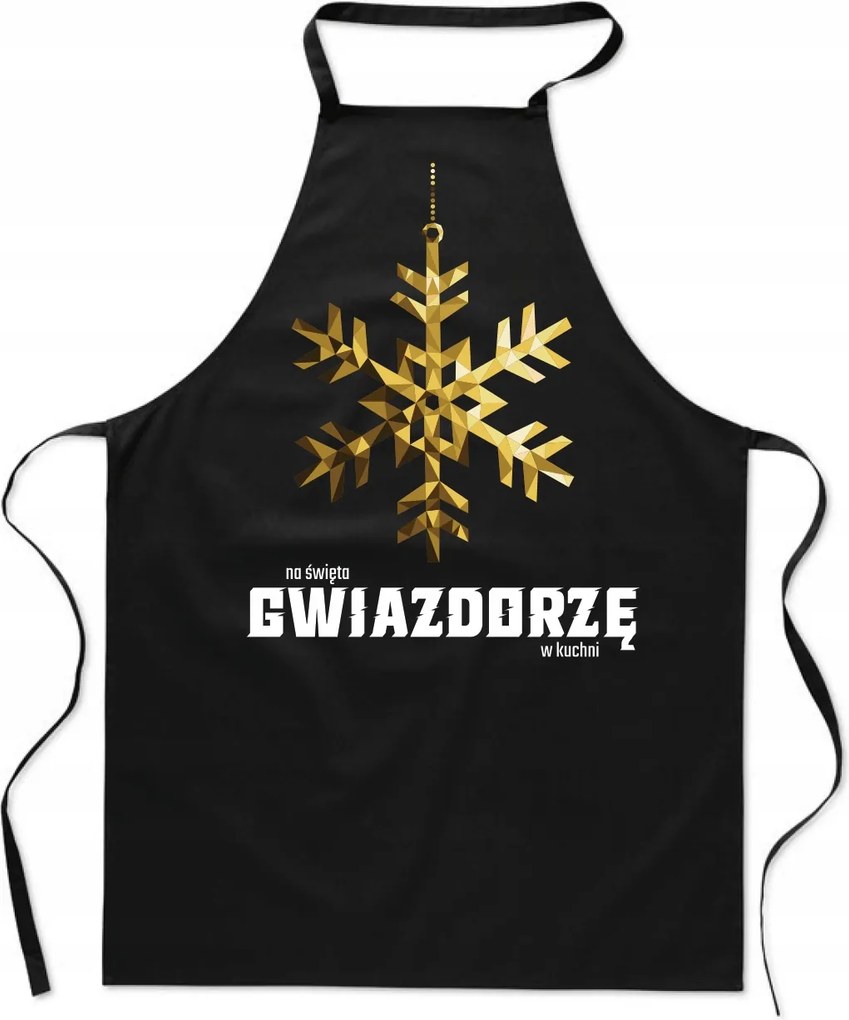 Konyhai Kötény Mesteri Nyomtatással Karácsonyra Csillag A Konyhában ajándék