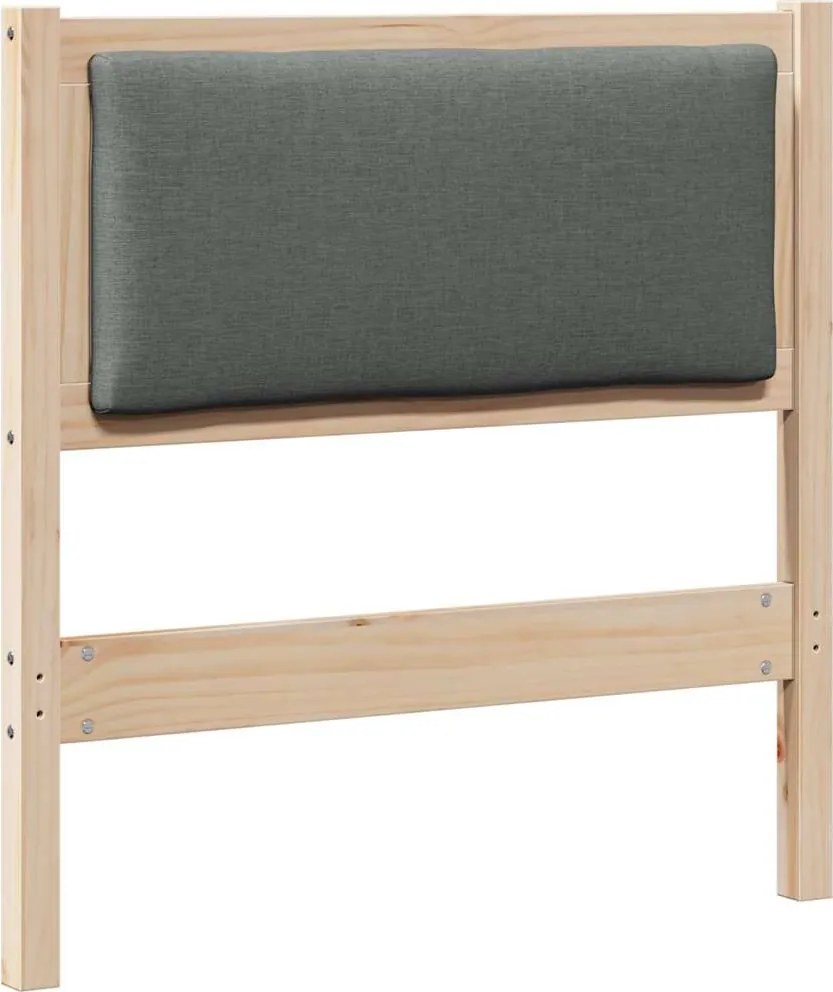 vidaXL Fejtámla Egyéb Barna 80 cm Tömör fenyőfa