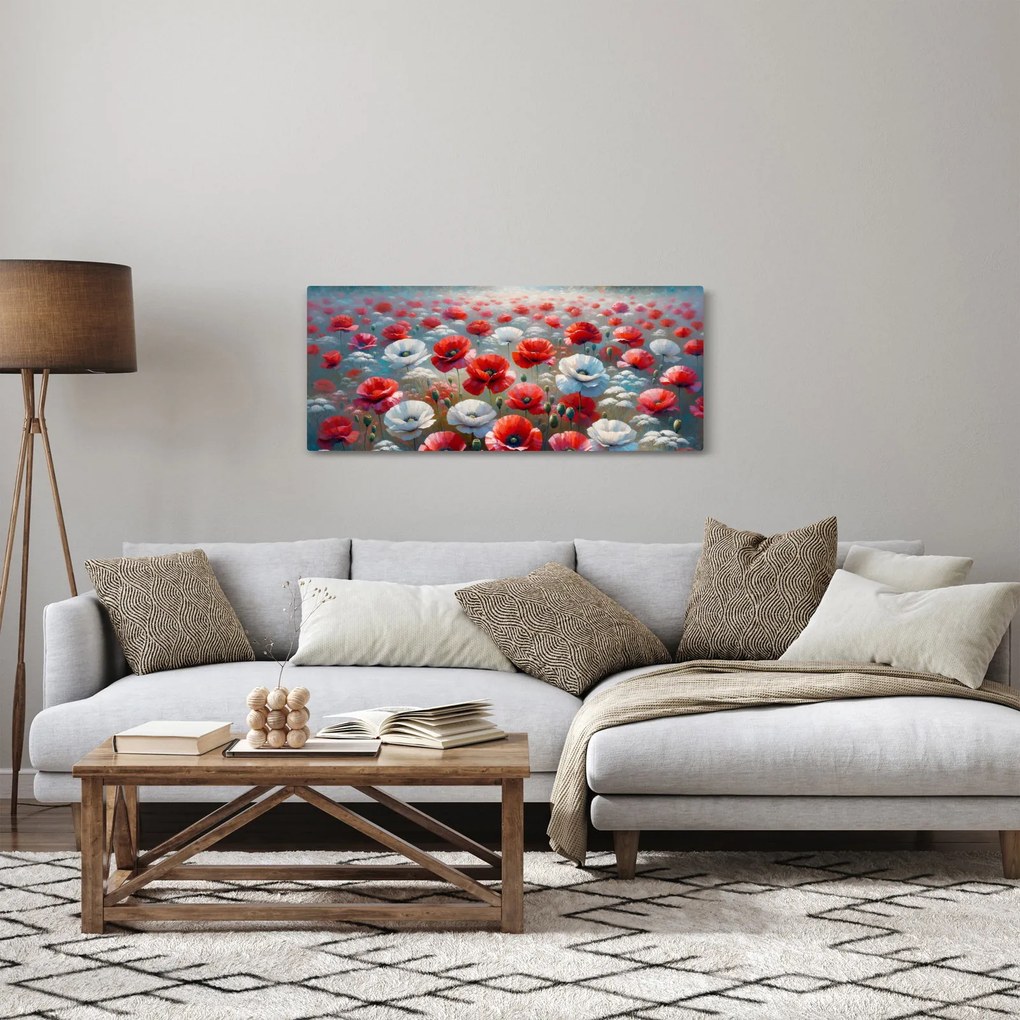 Kép - Pipacsmező (120x50 cm)