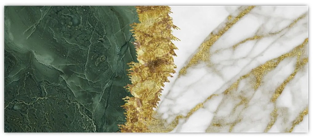 Kép - Zöld márvány N⁰1 (120x50 cm)