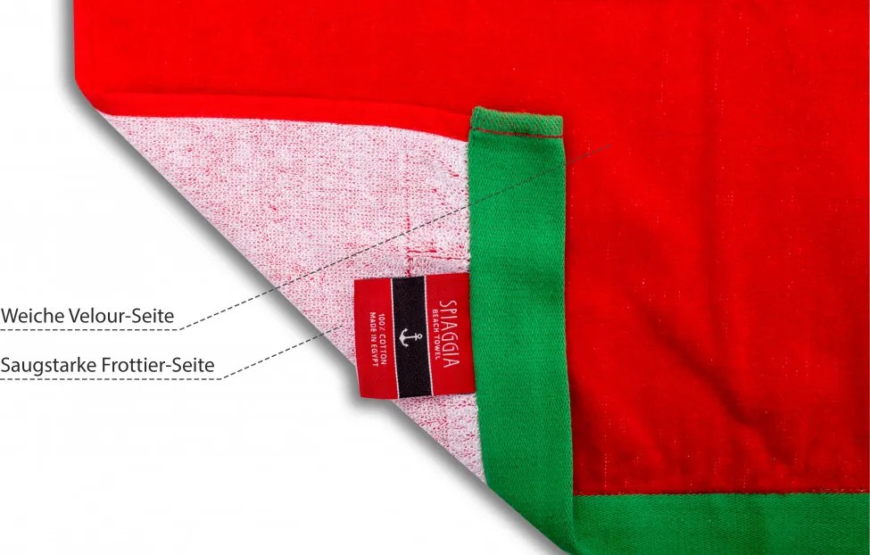 Hungary piros strandtörölköző