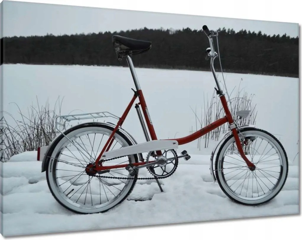 Vászonkép 100x70 Gil Régi kerékpár