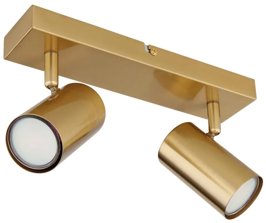 Globo 57911-2GO - Spotlámpa ROBBY 2xGU10/35W/230V arany