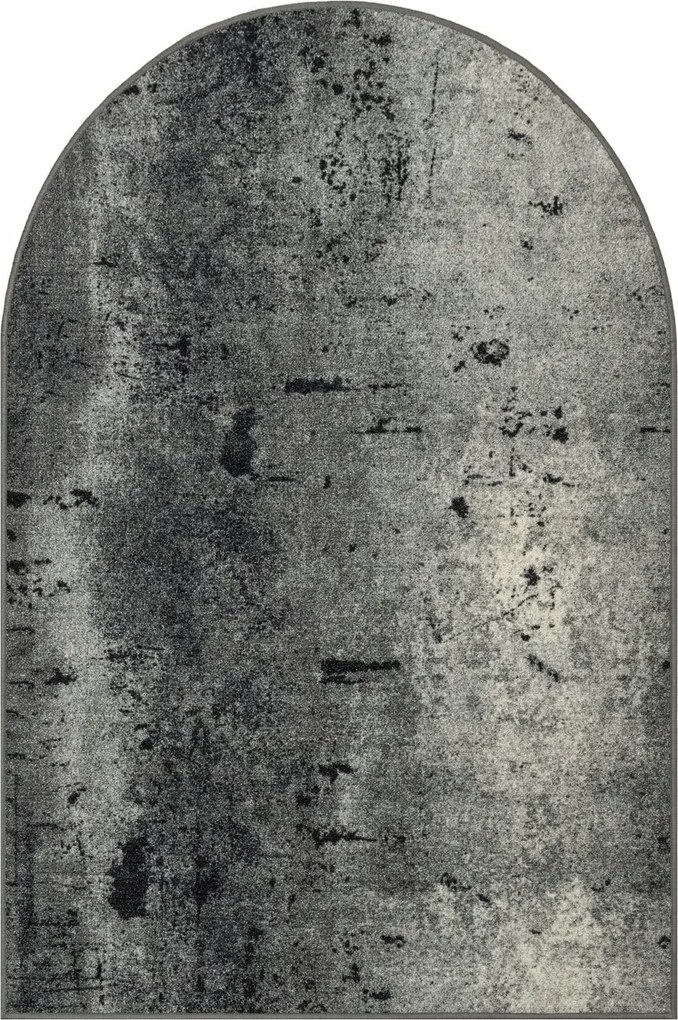 Szőnyeg Alakú Nappali Szürke Tartós, Mint A Gumírozott Beton Marl 120x170 cm