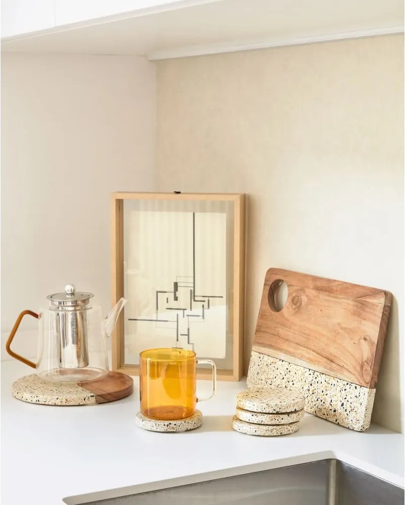 Natúr színű álló képkeret 22,5x31,5 cm Flavina – Kave Home