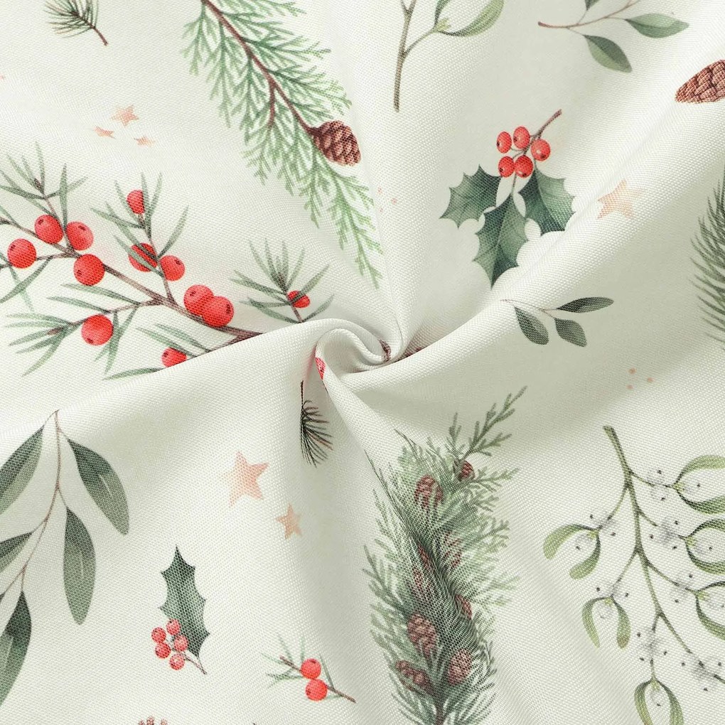 Goldea teflon szövet terítőknek - téli ágacskák 160 cm