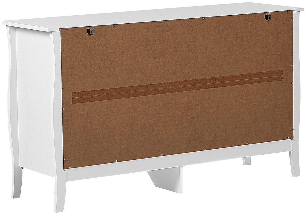 Fehér Hat Fiókos Komód WINCHESTER Beliani