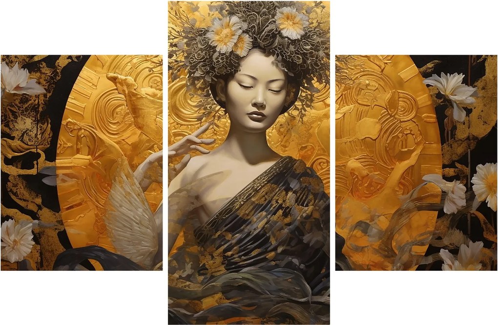 Kép - Japán hölgy (90x60 cm)