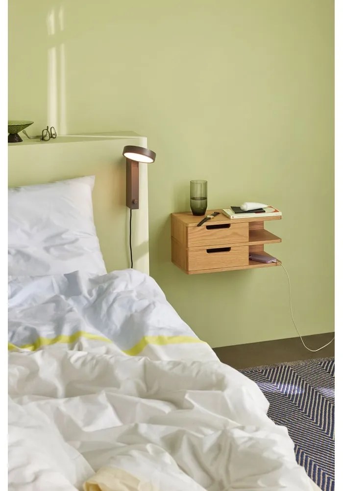 Barna fali lámpa Crea – Hübsch