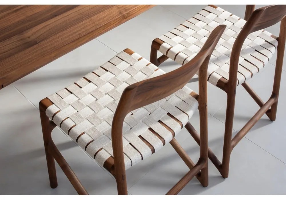 Barna-krémszínű étkezőszék Fawn – Gazzda