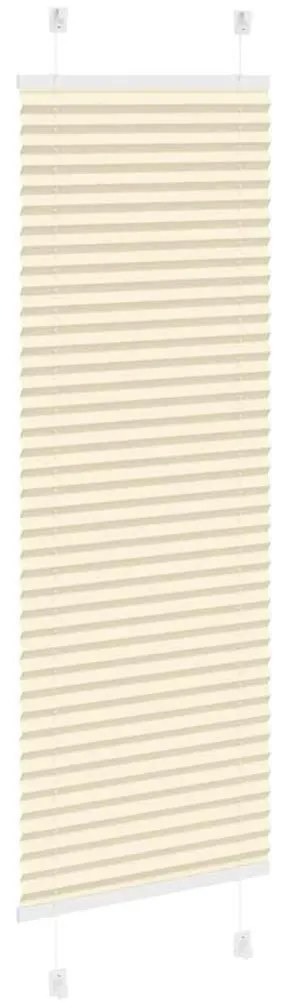 pliszírozott redőny krém 50x100 cm szövetszélesség 49,4 cm