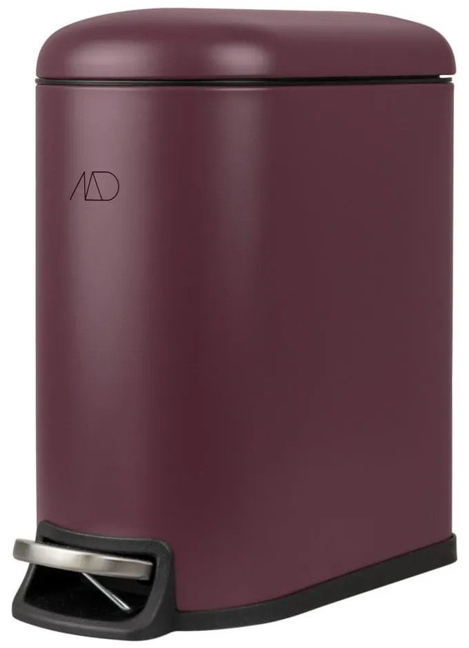 Sötétlila fém pedálos szemetes 5 l Mini Walther – Mette Ditmer Denmark