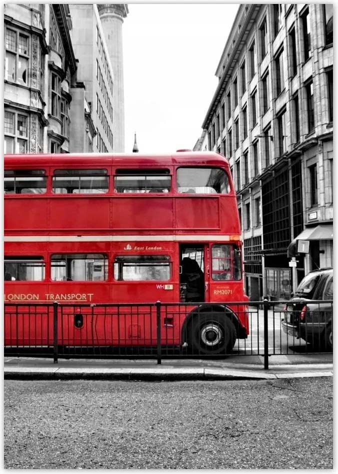 Poszterek A0 Pion Piros busz London