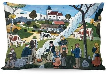 Matějovský Deluxe Josef Lada kispárnahuzatPodzim, 33 x 50 cm