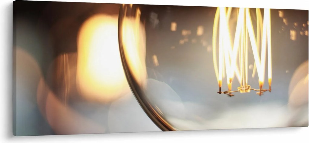 Izzó villanykörte képe (120x50 cm)