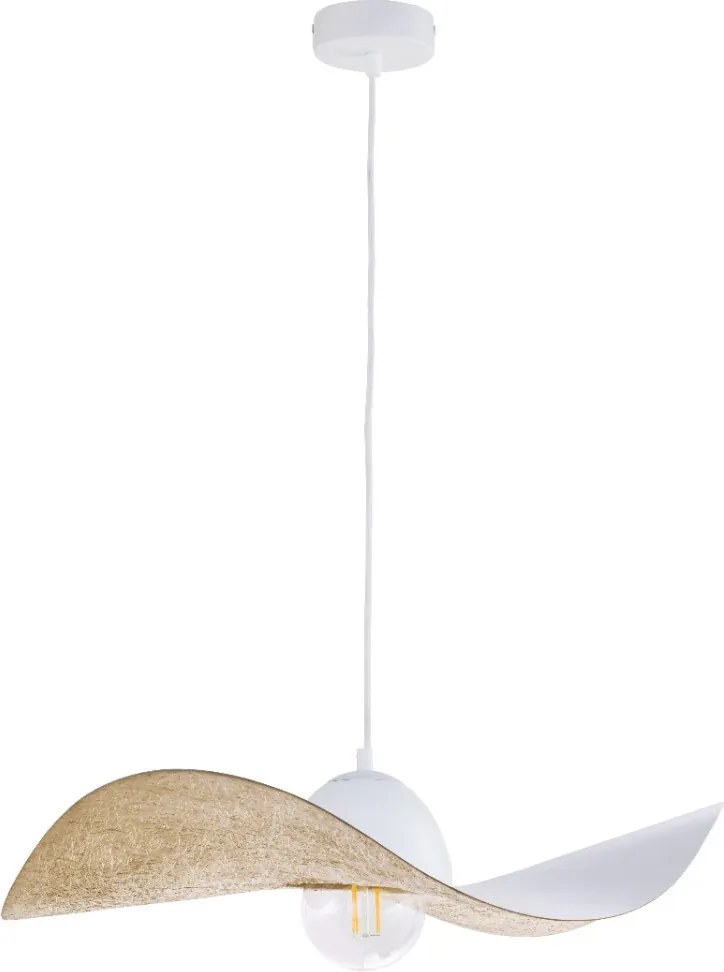 SIGMA LIGHTING 32345 KAPELLO Modern Függesztett Lámpa Fehér, Arany E27 IP20