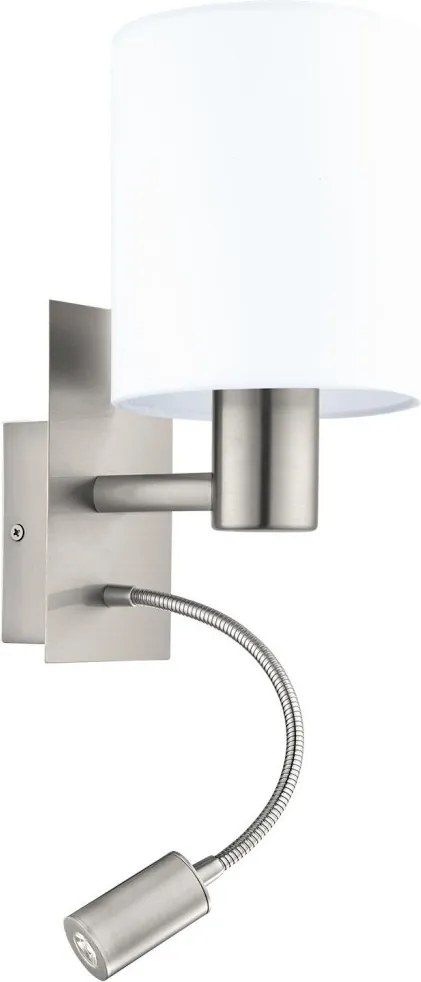 Eglo PASTERI 96477 Fali lámpa 1x40W/E27 + 1X3,5W/LED 380LM