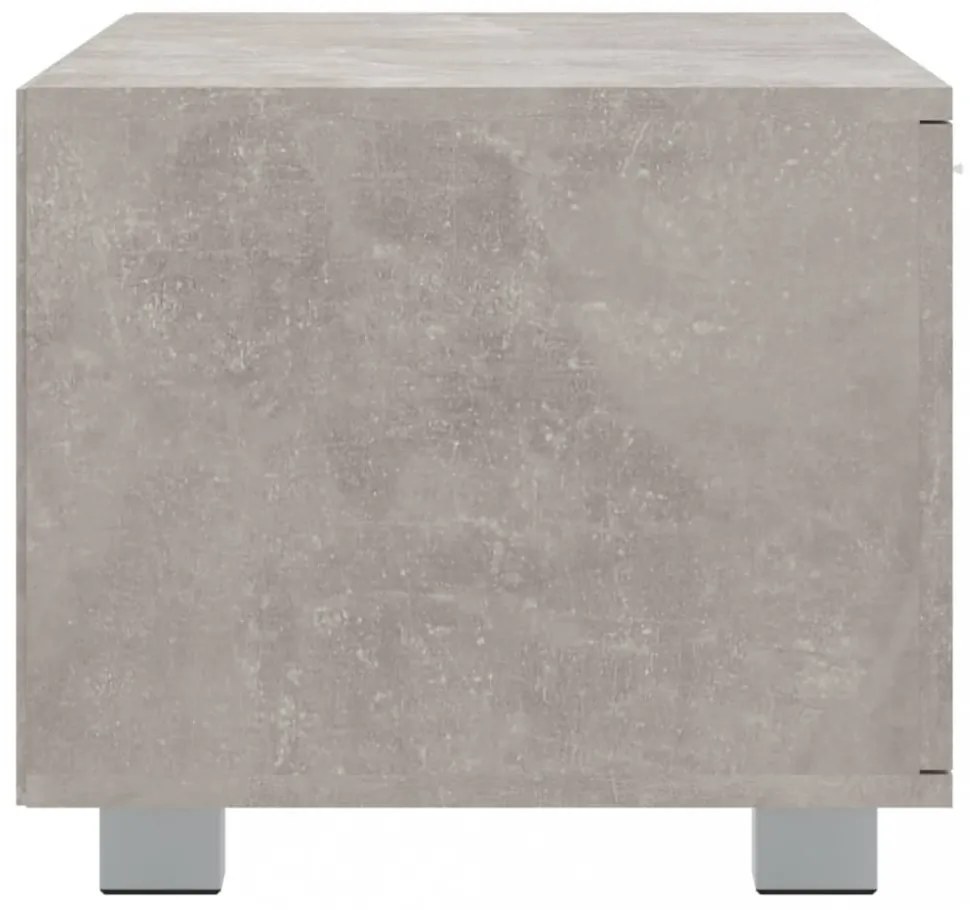 betonszürke szerelt fa TV-szekrény 120 x 34,5 x 35 cm