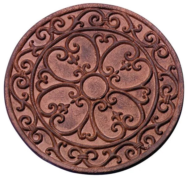 Öntöttvas lépőkő, 30 cm átmérőjű