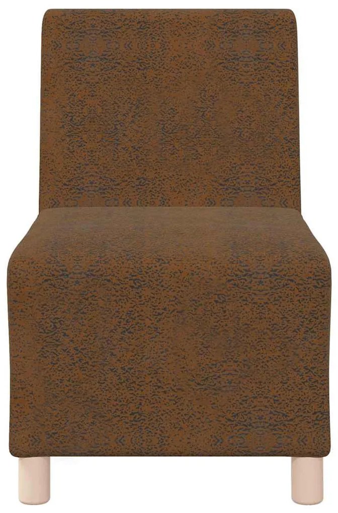 Fotel 3 pcs Barna 55 x 74 x 82 cm Műbőr velúr