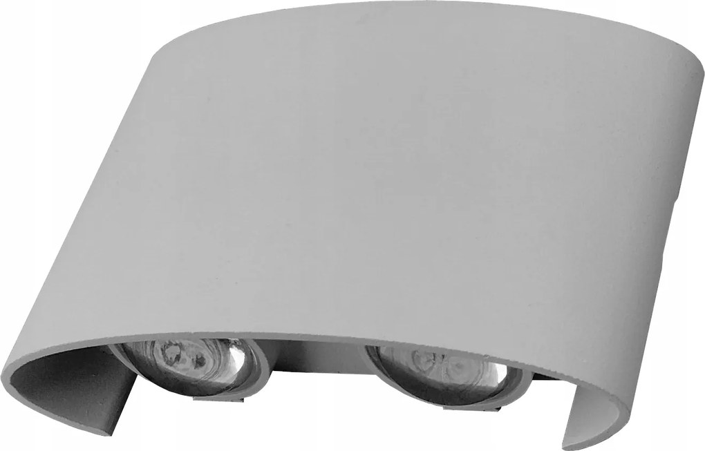 fali lámpa Led 4W vízálló meleg 3000K, fehér