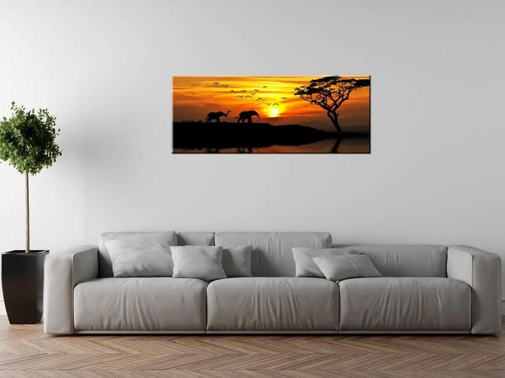 Gario Vászonkép Afrika Méret: 100 x 40 cm