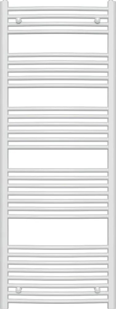 Novaservis - Fürdőszobai létrás törölközőszárító radiátor 836W/230V 160x60 cm fehér, lekerekített