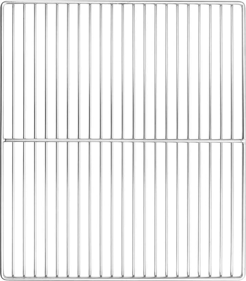 vidaXL Grill rács Ezüst 45 x 40 cm Rozsdamentes acél