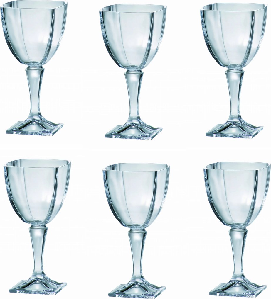 Bohemia Arezzo Borospohár Készlet 6 db-os. 6 db Borospohár Szett, 6 x 270ml