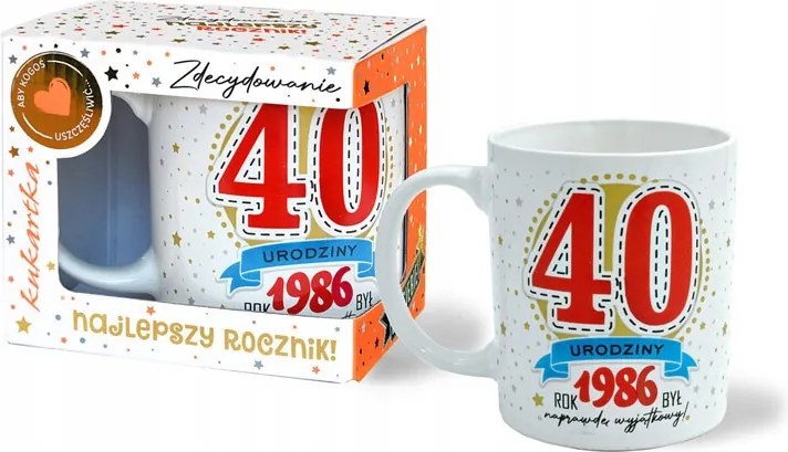 Prémium Bögre Negyvenes 40. Születésnapra 40 Éves Ajándék Szülinaposnak