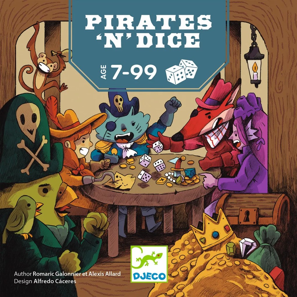 Társasjáték - Kalóz kockázat - Pirates 'n' Dice