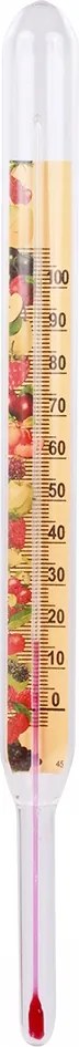 Befőttesüveg hőmérő (0°C-tól +100°C-ig) 22cm