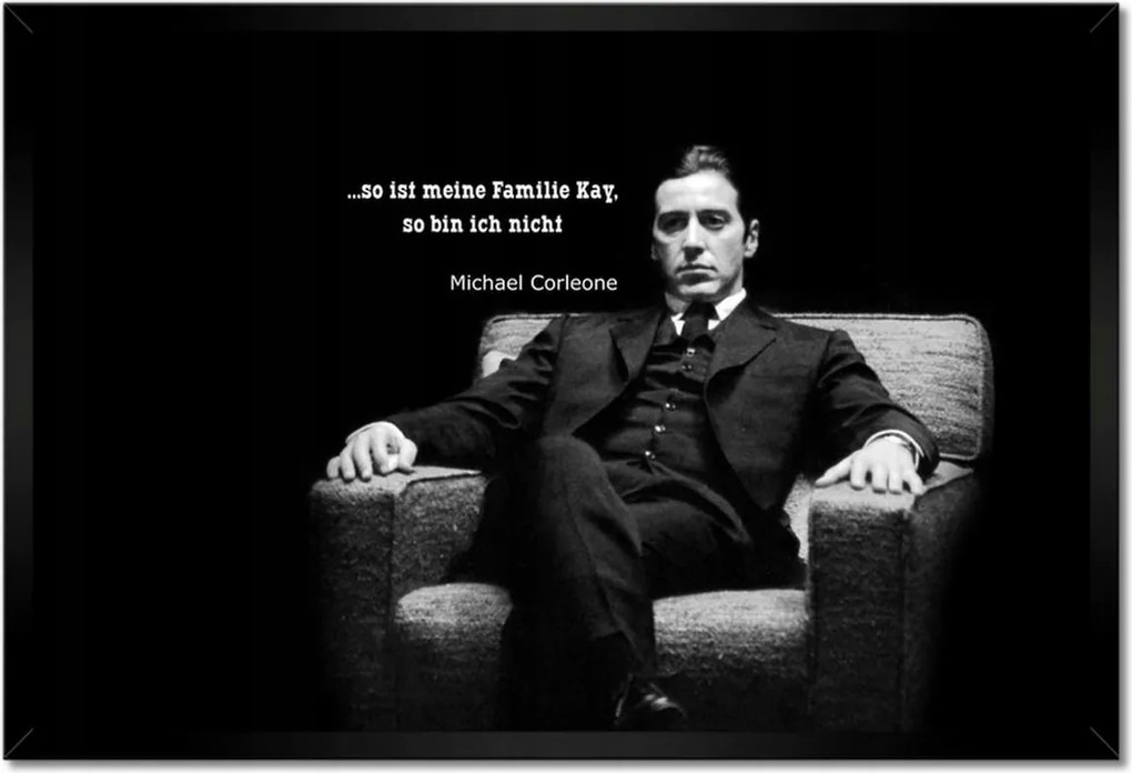 Poszterek keretben 60x40 Idézetek a Keresztapáról