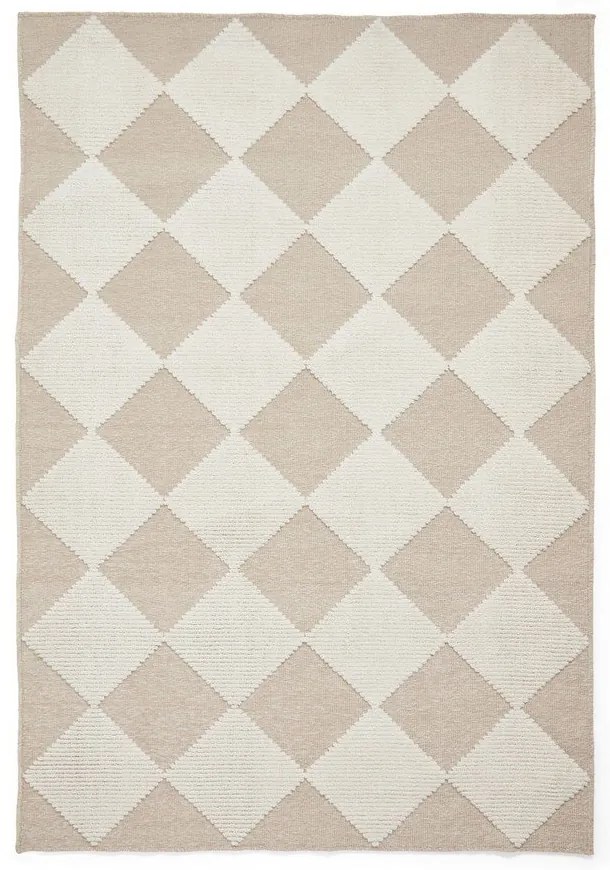 Fehér-bézs mosható szőnyeg 160x230 cm Lyna Beige&amp;White – Think Rugs