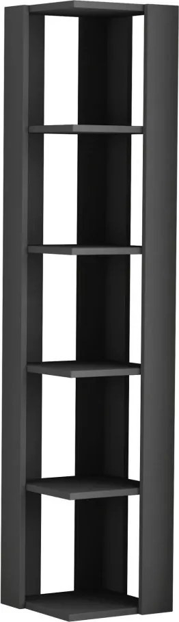 Nati könyvespolc, antracit, 31,8 cm