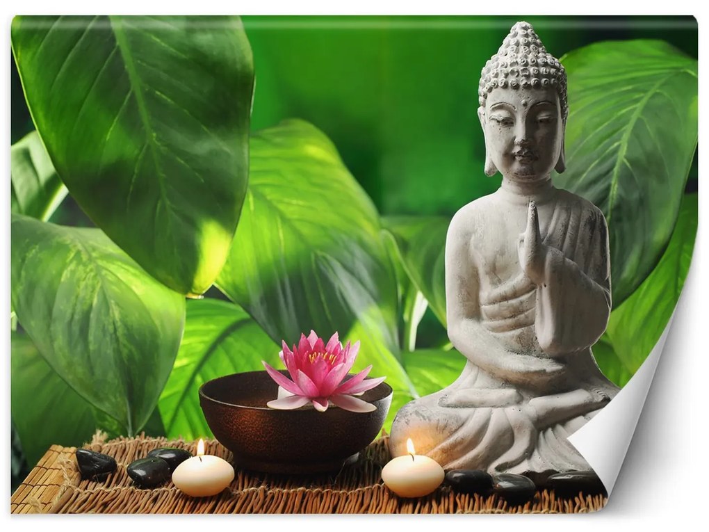 Gario Fotótapéta Zen buddha figurája Anyag: Vlies, Méret: 300 x 210 cm